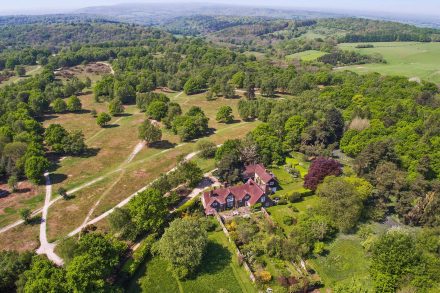 goodmans-furze-headley-common-road-drone